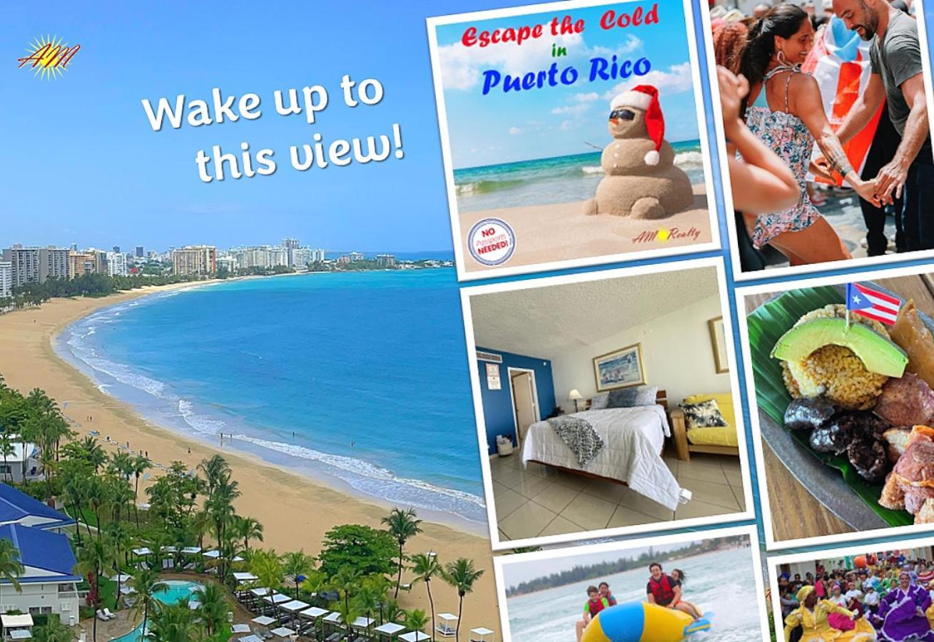 Tropical Studio At The Beach In Isla Verde 圣胡安 外观 照片